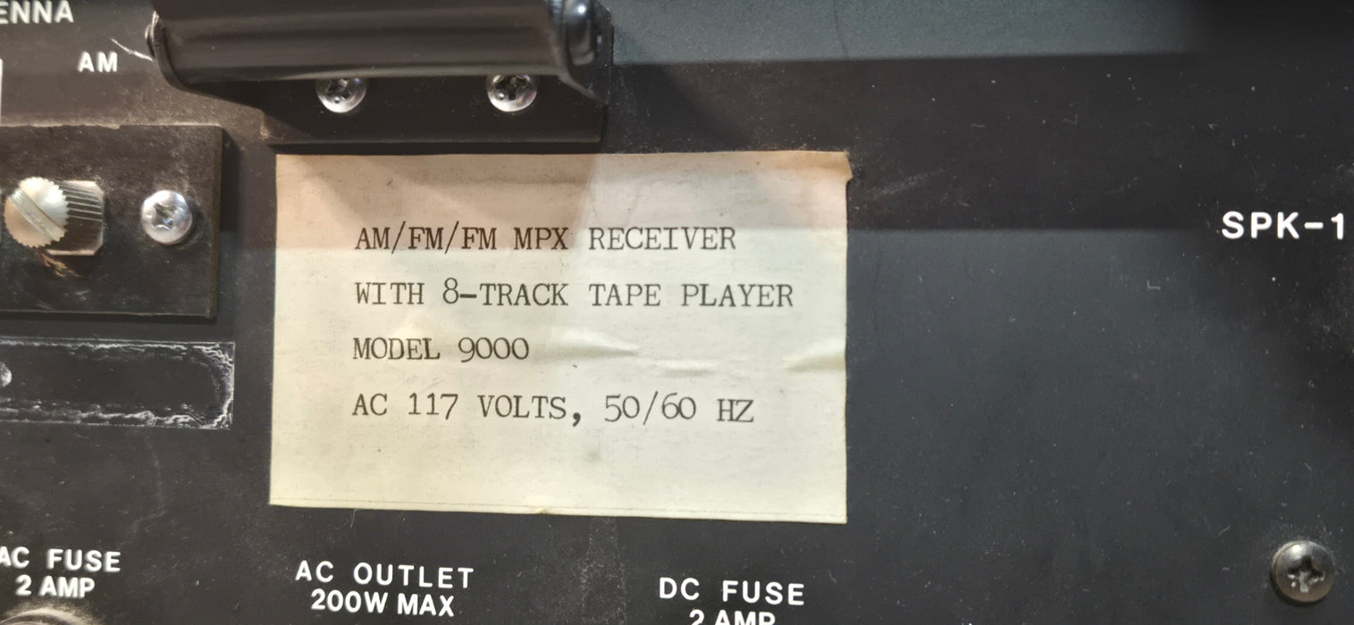Vintage Alphasonic 9000 AM/FM/FM MPX Receiver Made in Japan | READ