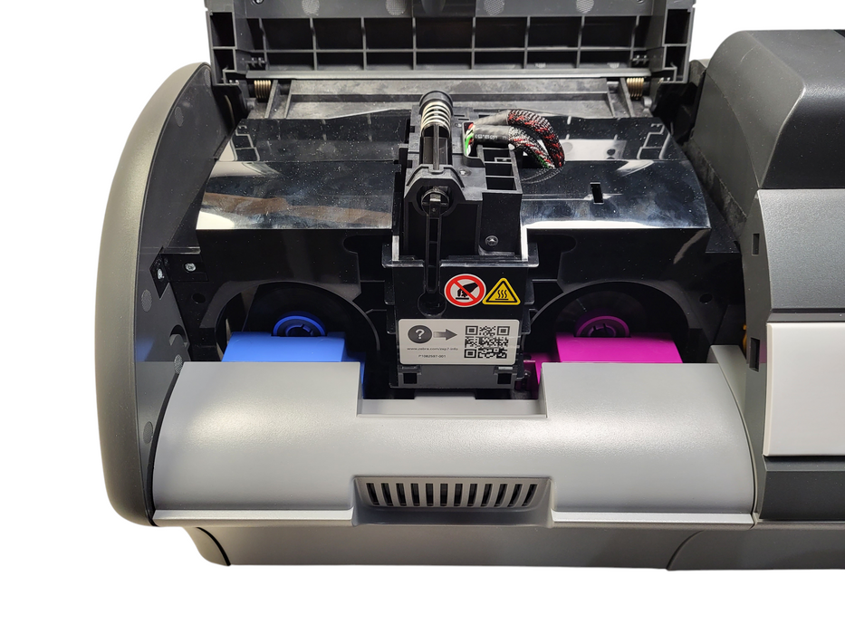 Zebra ZXP-7 Series Single Side ID Card Badge Printer Bundle - Z71-000C0000US00