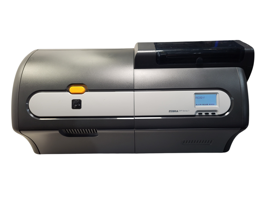 Zebra ZXP-7 Series Single Side ID Card Badge Printer Bundle - Z71-000C0000US00