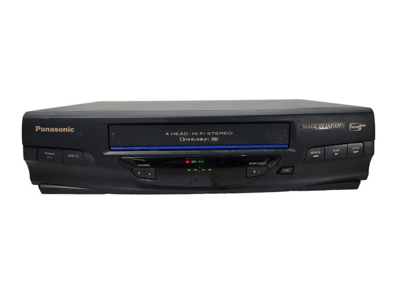 Panasonic PV-V4520-K Omnivision 4-Head Hi-Fi VCR Player| Made in Japan