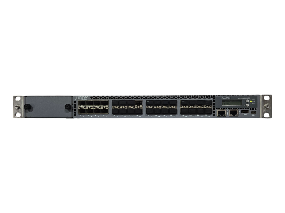 Juniper EX4550-32T-AFI 32-Port Ethernet Switch w/ EX4550-VC1-128G, READ