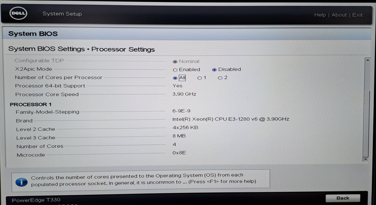 Dell PowerEdge T330 8x 3.5" | Xeon E3-1280 v6 @3.90GHz, 32GB DDR4, H730, 2x 495W