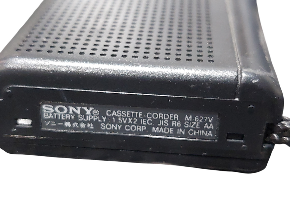 Sony V-O-R Microcassette - Corder Model: M-627V