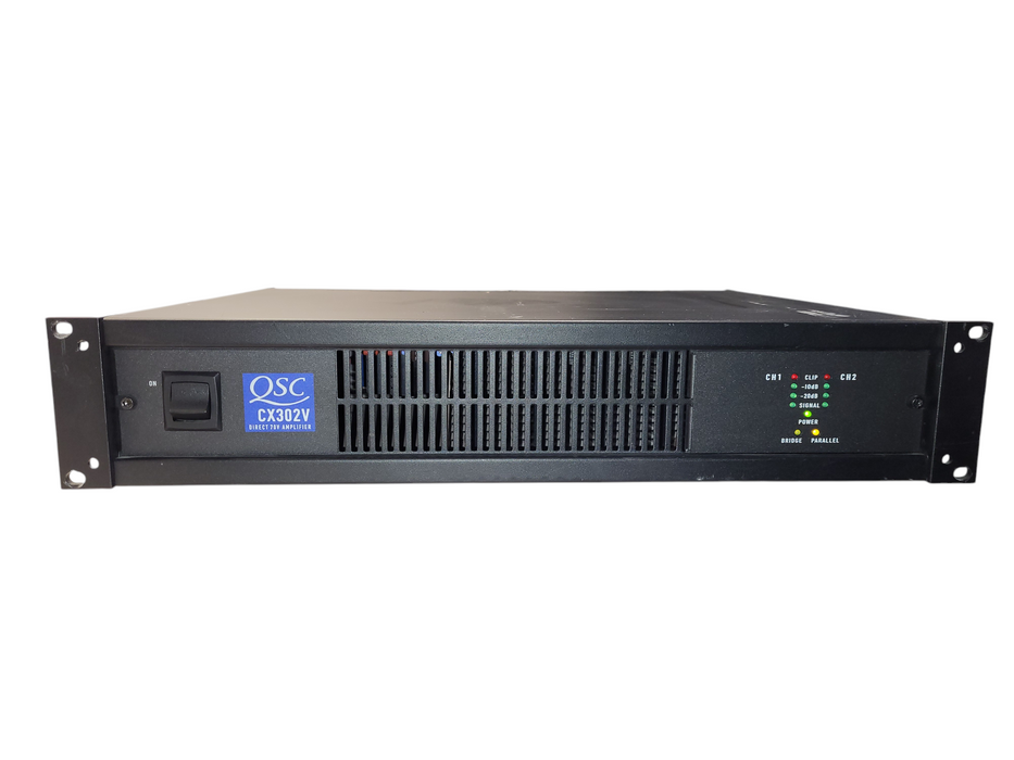QSC Audio CX302 Black Two-Channel Commercial Power Professional Amplifier