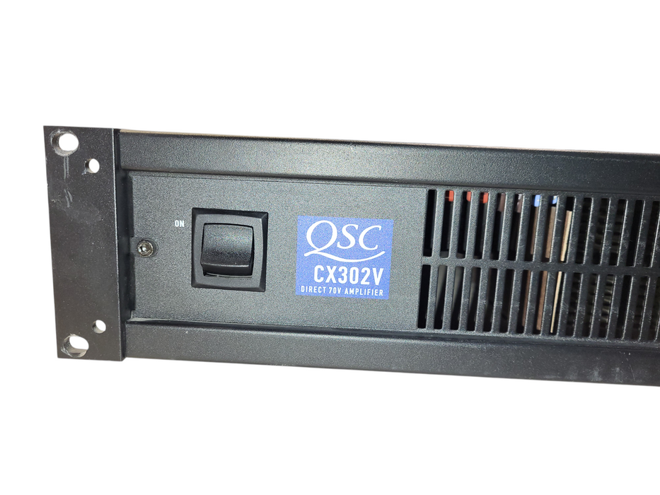 QSC Audio CX302 Black Two-Channel Commercial Power Professional Amplifier