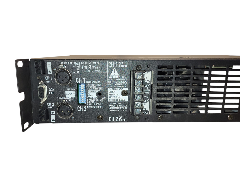 QSC Audio CX302 Black Two-Channel Commercial Power Professional Amplifier