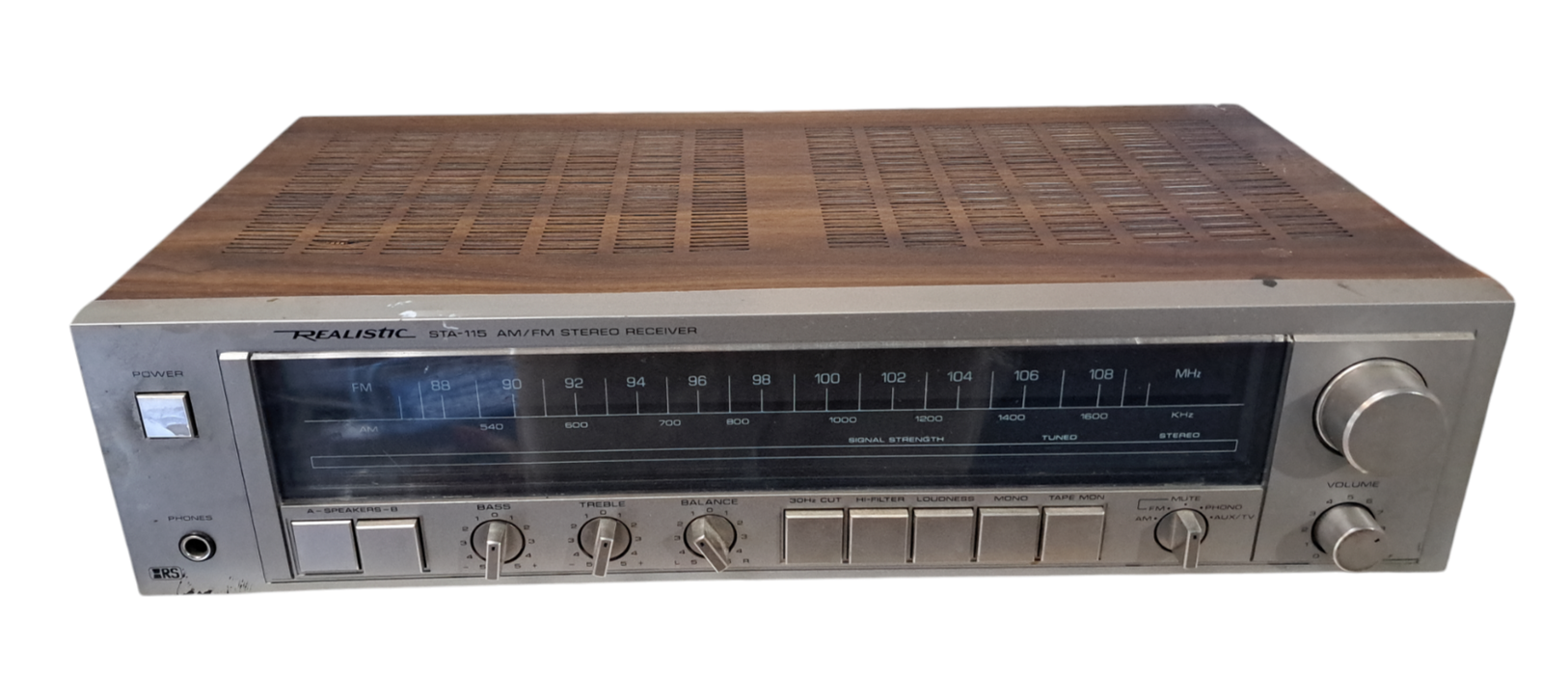 Realistic STA-115 AM/FM Stereo Receiver 24WPC Vintage Audio Receiver