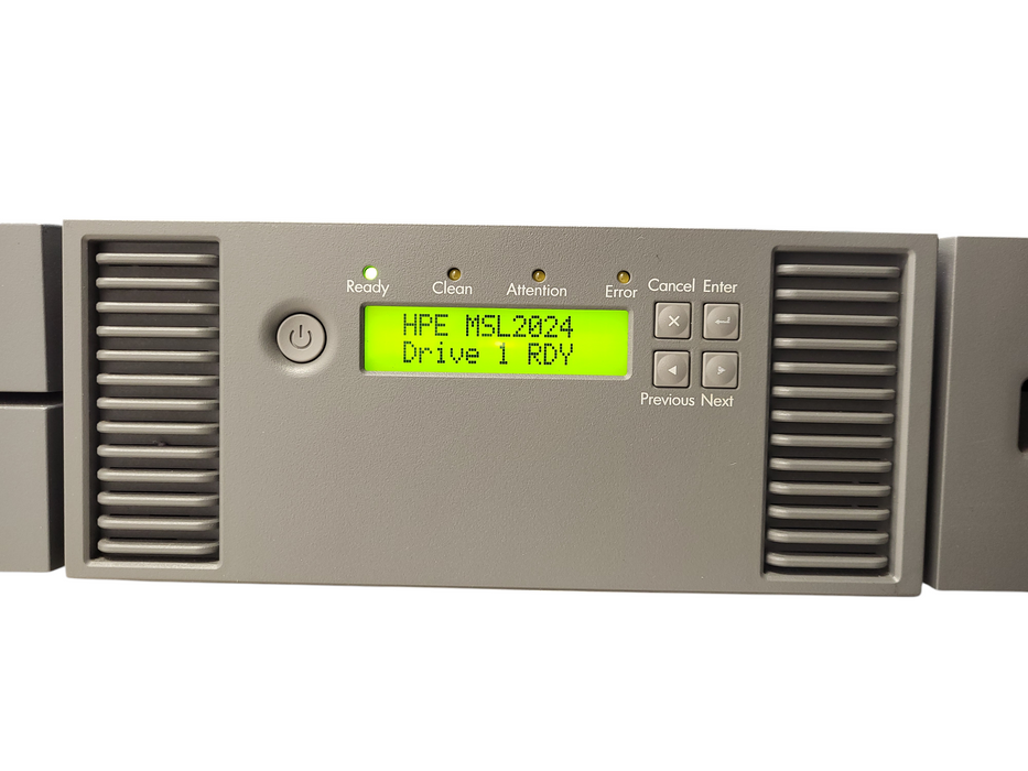 HPE StorageWorks MSL2024 Tape Library 407351-001, BL544A LTO5 FC HH AQ293-20103