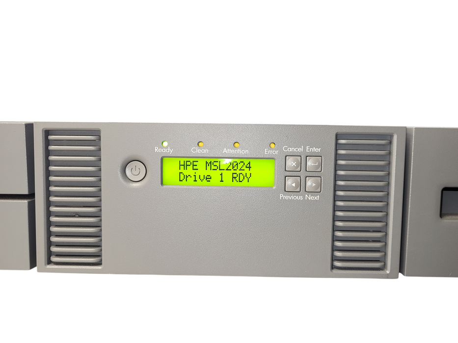 HPE StorageWorks MSL2024 Tape Library 407351-001, BL544A LTO5 FC HH AQ293-20103