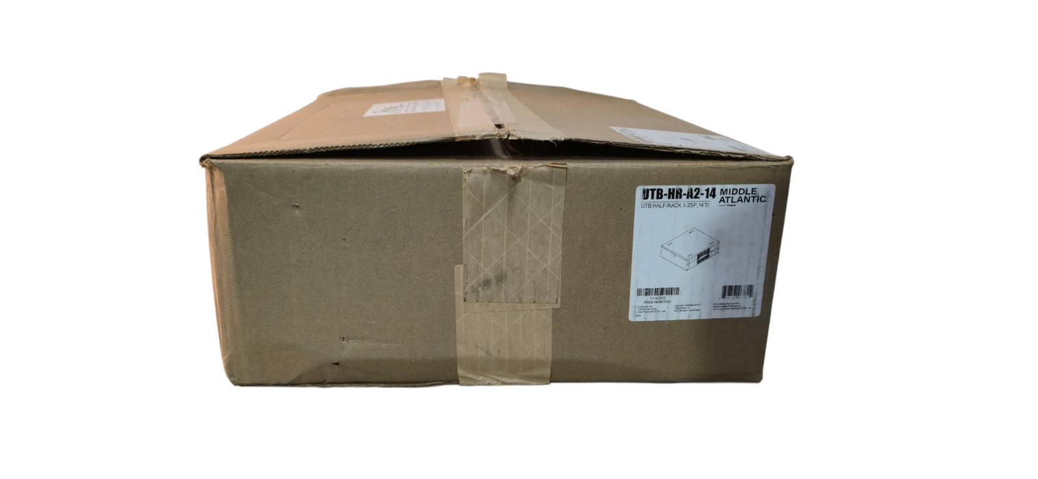 Like New Middle Atlantic UTB-HR-A2-14 Universal TechBox Half-Rack 1-2RU 14" Deep