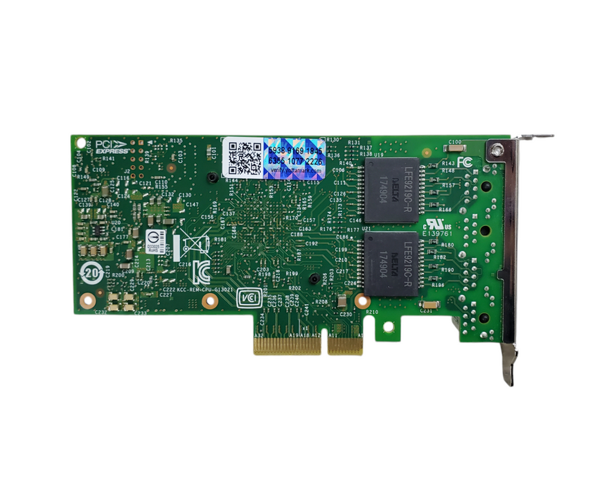 Intel I350-T4 Quad Port Gigabit PCIe Server Adapter