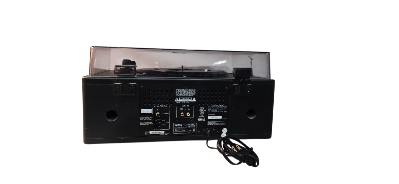 TEAC LP-U200 Turntable USB Recorder with CD/Radio Made in Japan | READ