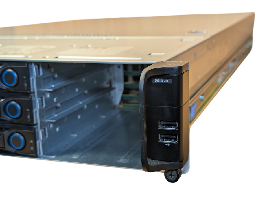 Quanta D51B-2U 2x Intel Xeon E5-2620 v3 32GB RAM LSI SAS9300-16e External SAS