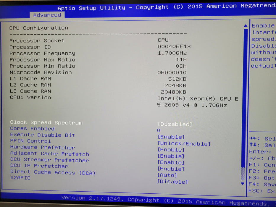 SuperMicro X10SRi-F 1U, Xeon E5-2609v4 1.70GHz, 32GB DDR4, 1x PSU, 4x 3.5"