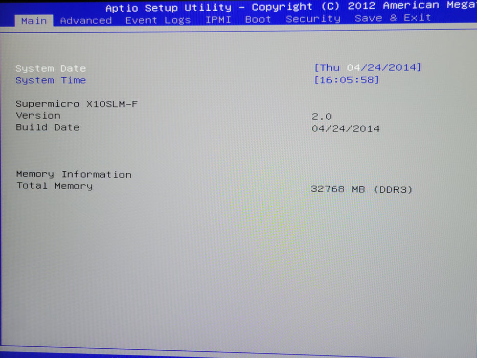 SuperMicro 813M-3 Xeon E3-1270v3 3.50GHz, 32GB DDR3, MegaRAID SAS MR9240-4i READ