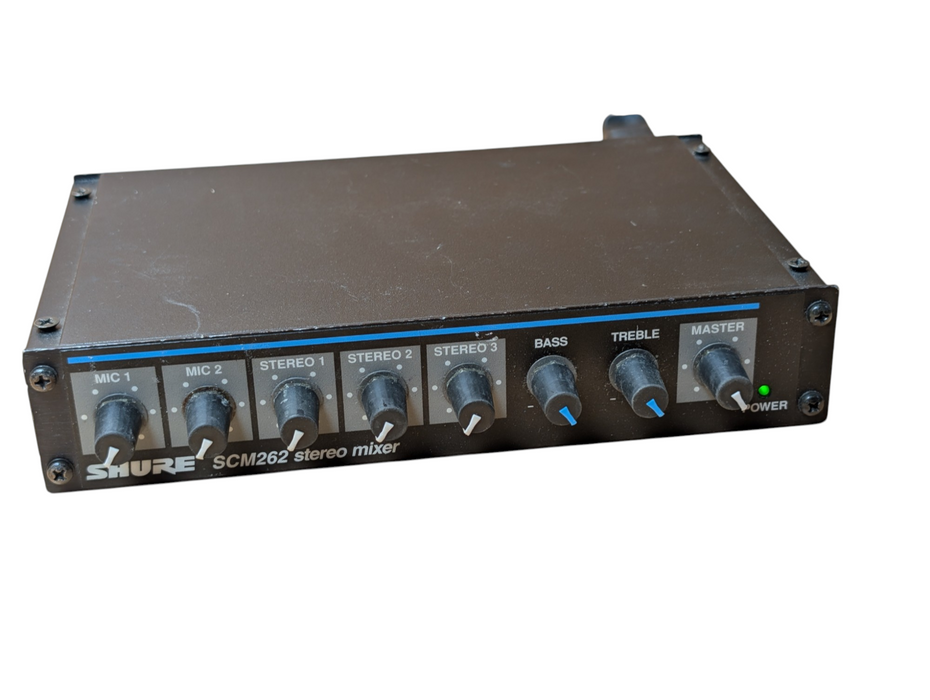 SHURE SCM262 stereo mixer