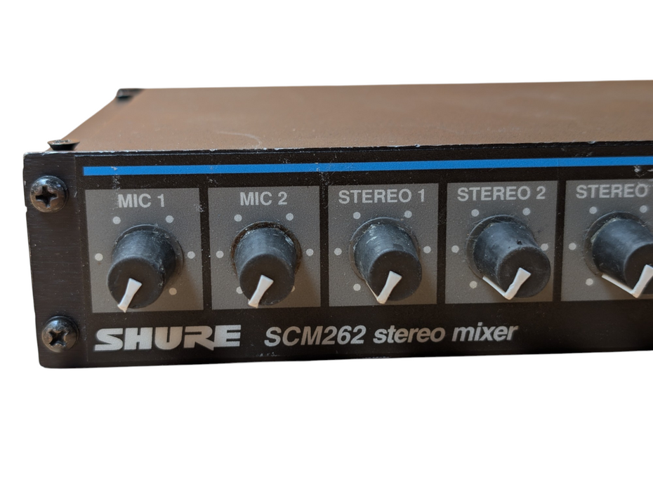 SHURE SCM262 stereo mixer