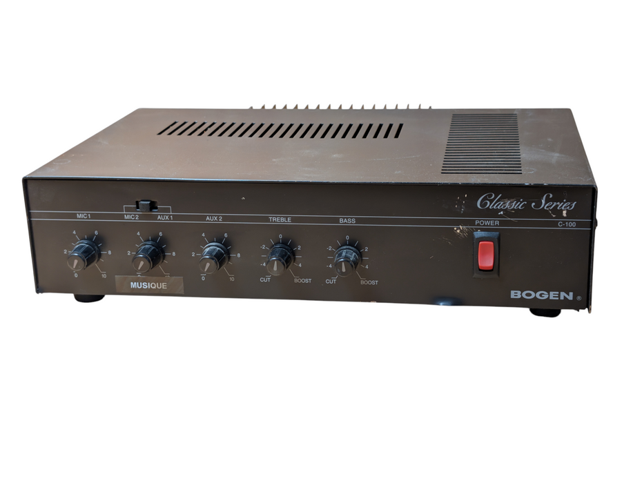 BOGEN C100 PA Audio Mixer Amplifier 110 Volts Mains