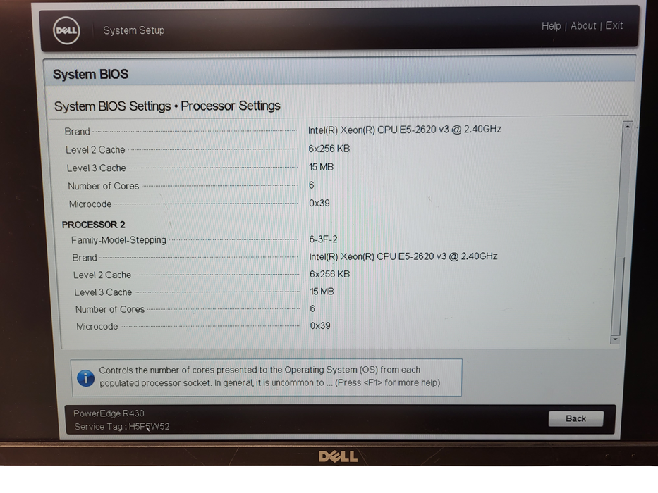 Dell PowerEdge R430 - 2x Xeon E5-2620 v3 16GB DDR4 PERC H330 Mini 2x550W PSU