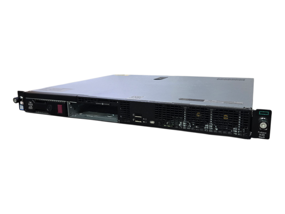 HP ProLiant DL20 Gen9 1U 2x.3.5", Xeon E3-1220v6, B140i, No RAM & HDD