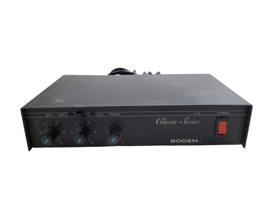Bogen Classic Series C20 20-Watt PA Public Address Mixer Amplifier