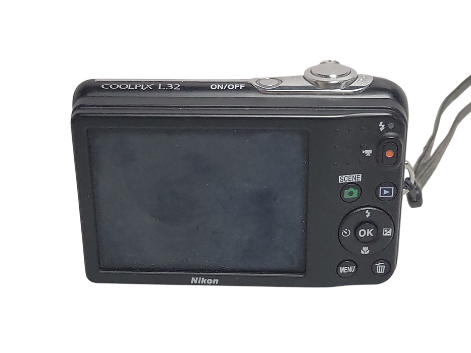 Nikon COOLPIX L32 20.1MP Digital Camera, No SD Card, READ