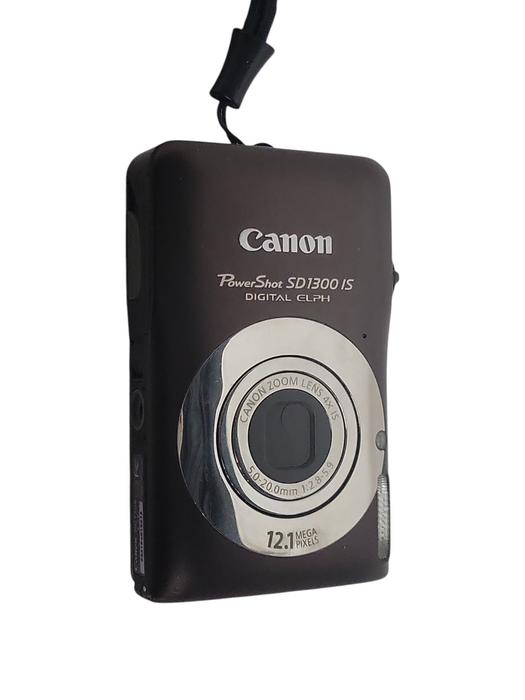 Canon PowerShot SD1300 IS Digital Elph 12.1MP Camera w/ Battery, No SD Card