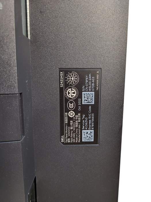 DELL S2421HSX 24in Desktop Computer LCD FHD 1920x1080 75Hz 16:9 4ms DP HDMI