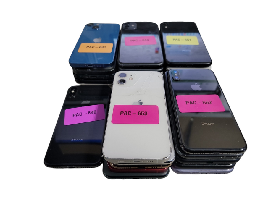 Lot of 26x Apple iPhone  [A19xx - A24xx | C Condition][PAC-14]