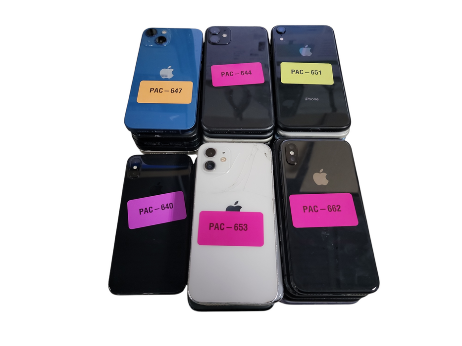Lot of 26x Apple iPhone  [A19xx - A24xx | C Condition][PAC-14]