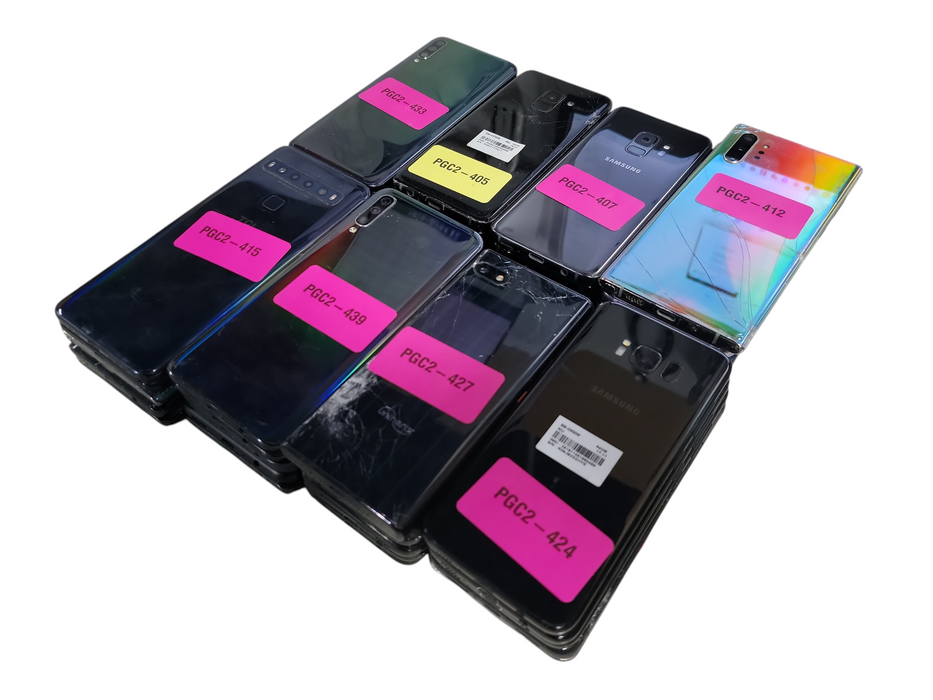 Lot of 40x Android Phones [Samsung / LG / Google | B/C Condition][PGC2-9]