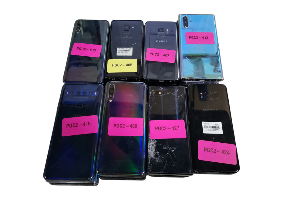 Lot of 40x Android Phones [Samsung / LG / Google | B/C Condition][PGC2-9]