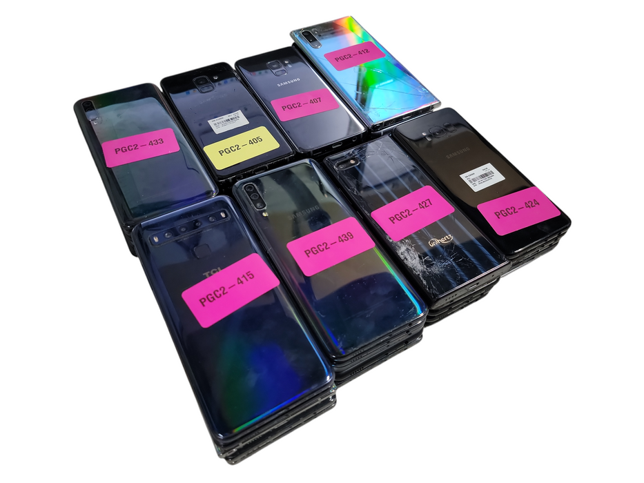 Lot of 40x Android Phones [Samsung / LG / Google | B/C Condition][PGC2-9]