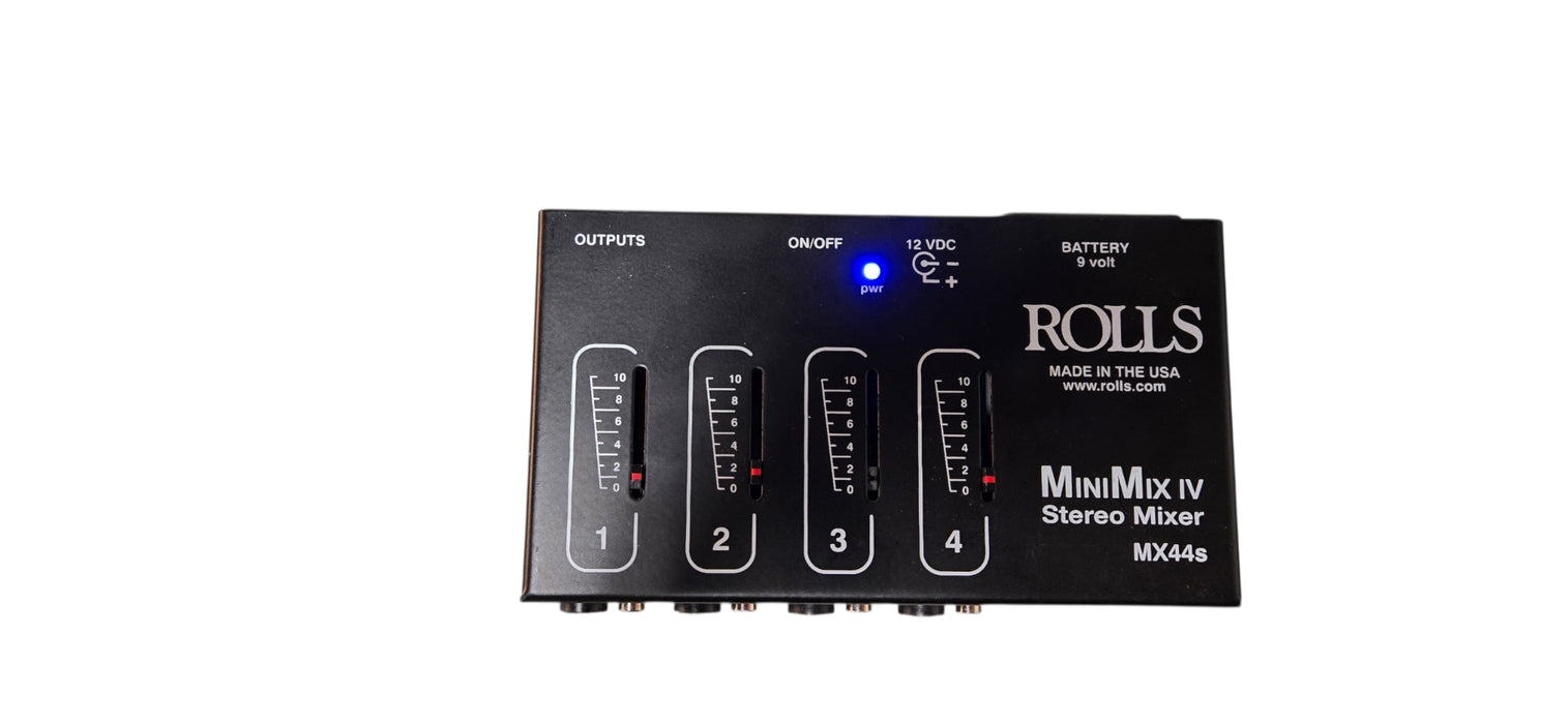Rolls MiniMix IV MX44s Stereo Mixer