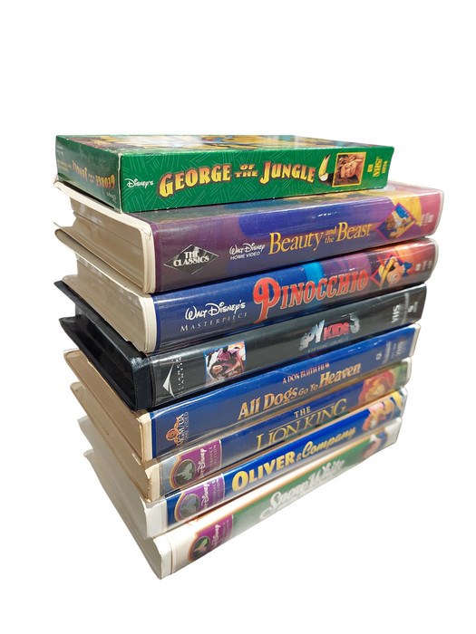 Bundle of 8 Disney VHS Movies in the Cases