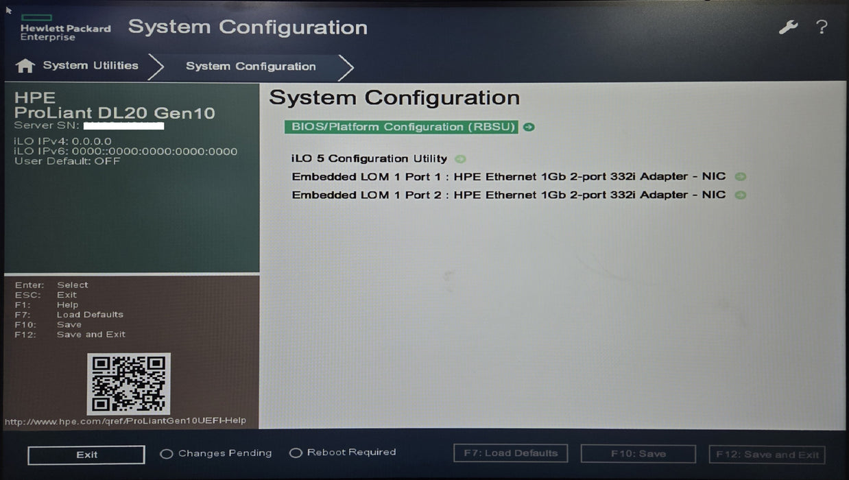 HPE HP ProLiant DL20 Gen10 1U 4x2.5", Xeon E-2136, 16GB DDR4, No HDD & RAID