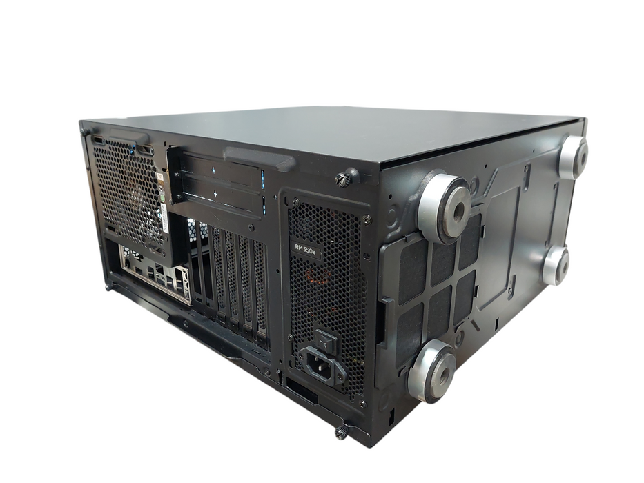 Empty Corsair Black Case with RM550 Power Supply