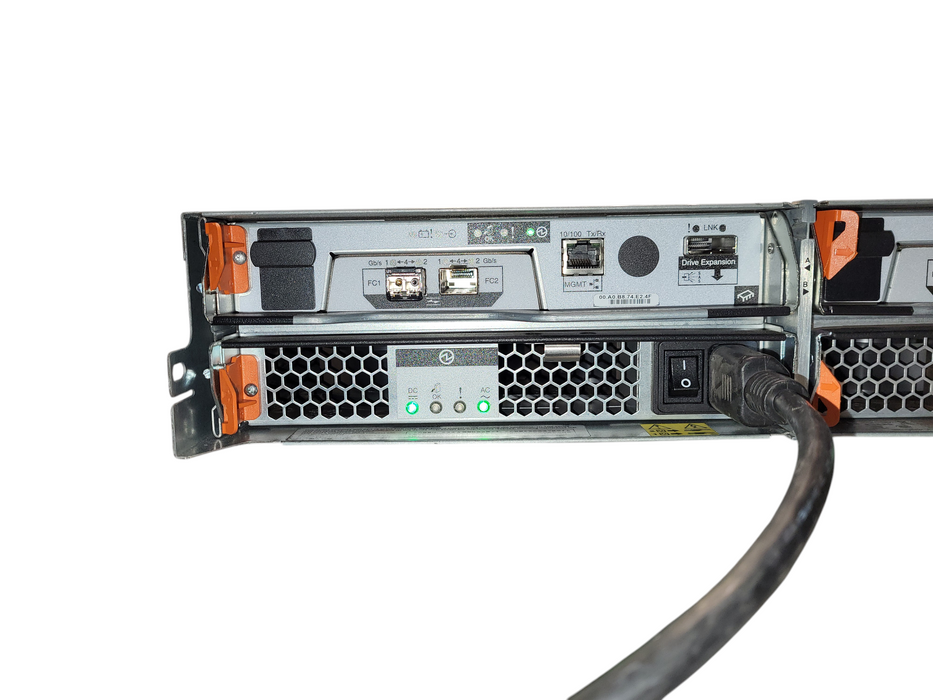 IBM 2U CHASSIS-1 39R6545 13N1972 SAS Drive Storage Chassis w/ 2x IBM P34477-02-B