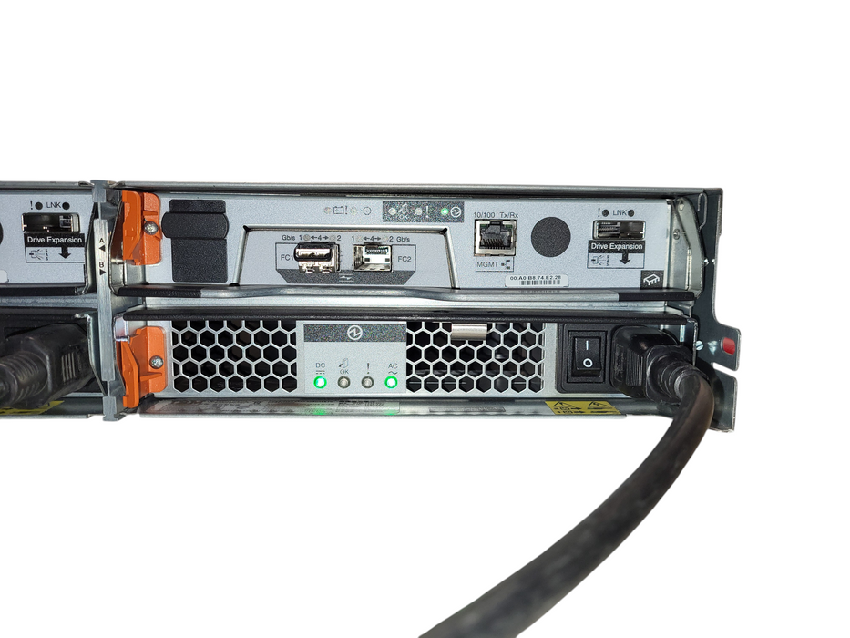 IBM 2U CHASSIS-1 39R6545 13N1972 SAS Drive Storage Chassis w/ 2x IBM P34477-02-B