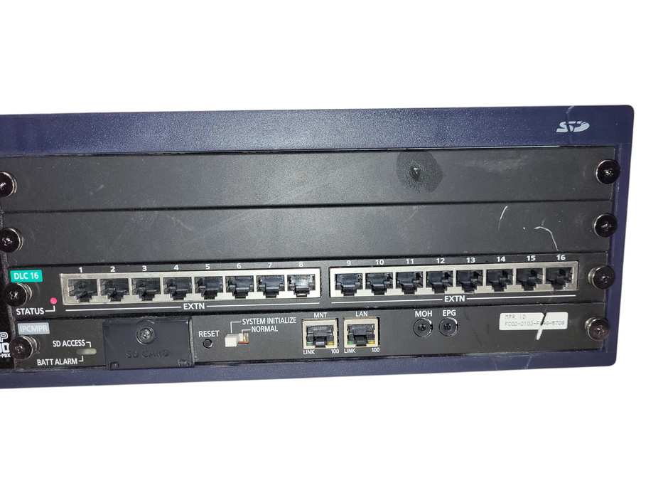 Panasonic KX-NCP1000 Pure IP-PBX Telephone System w/ LCOT4 DHLC4 DLC16 IPCMPR