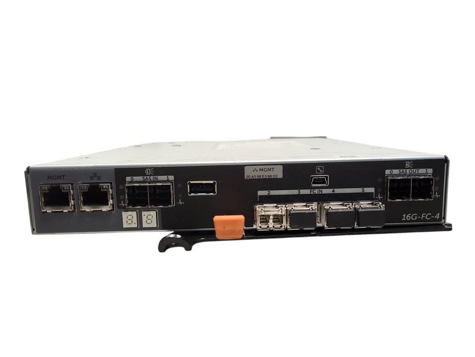 Dell 0T46KJ Quad-Port 16GB FC Controller For Powervault MD3860F