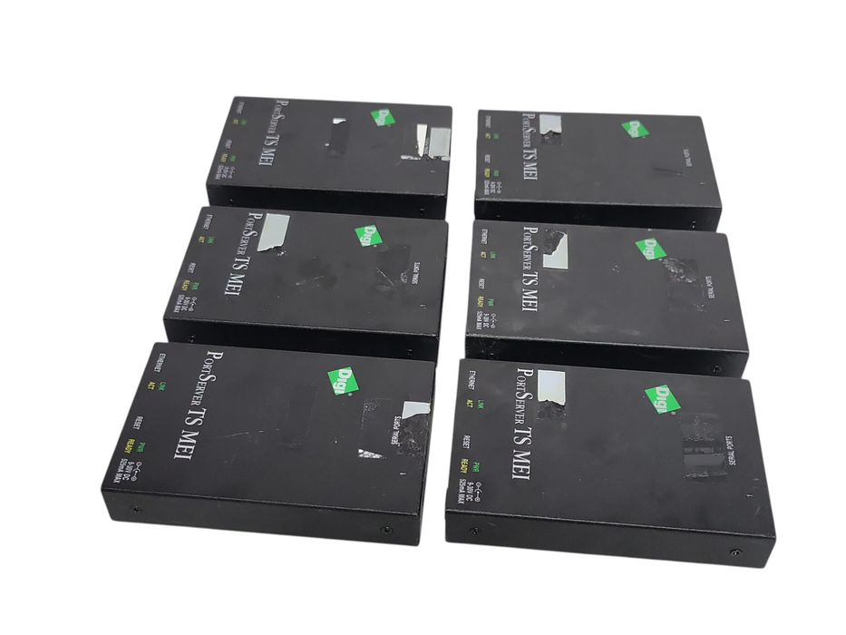 Lot of 6x Digi PortServer TS 1 MEI Serial Server 50000836-25 AB, READ