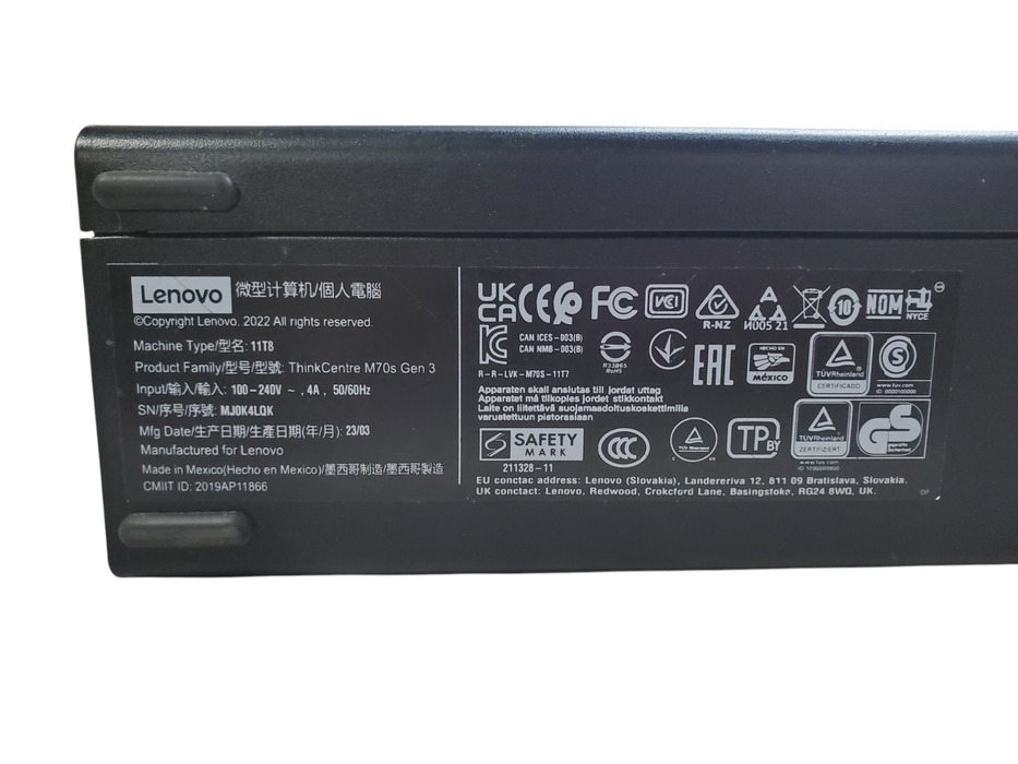 Lenovo ThinkCentre M70s Gen 3 - Intel Core i7-12700, 16GB DDR4, 256GB NVMe