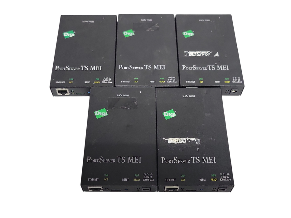 Lot of 5x Digi PortServer TS 2 MEI 50000836-26, READ