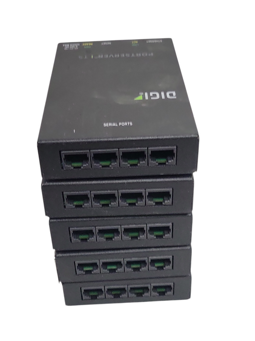 Lot of 5x Digi PortServer TS 4 50000836-67, READ
