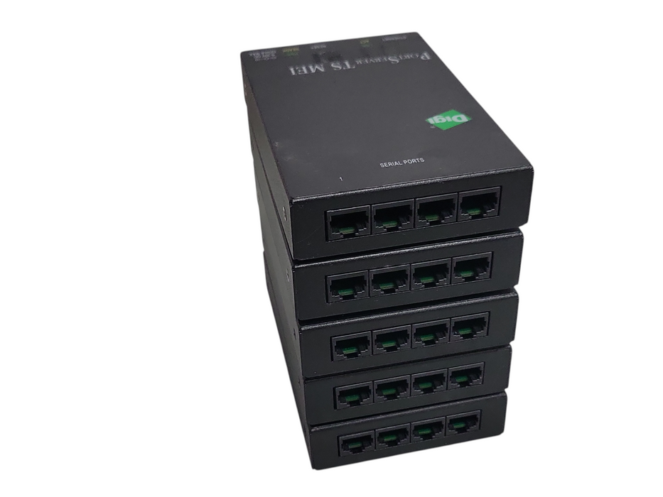Lot of 5x Digi PortServer TS 4 MEI 50000836-70, READ