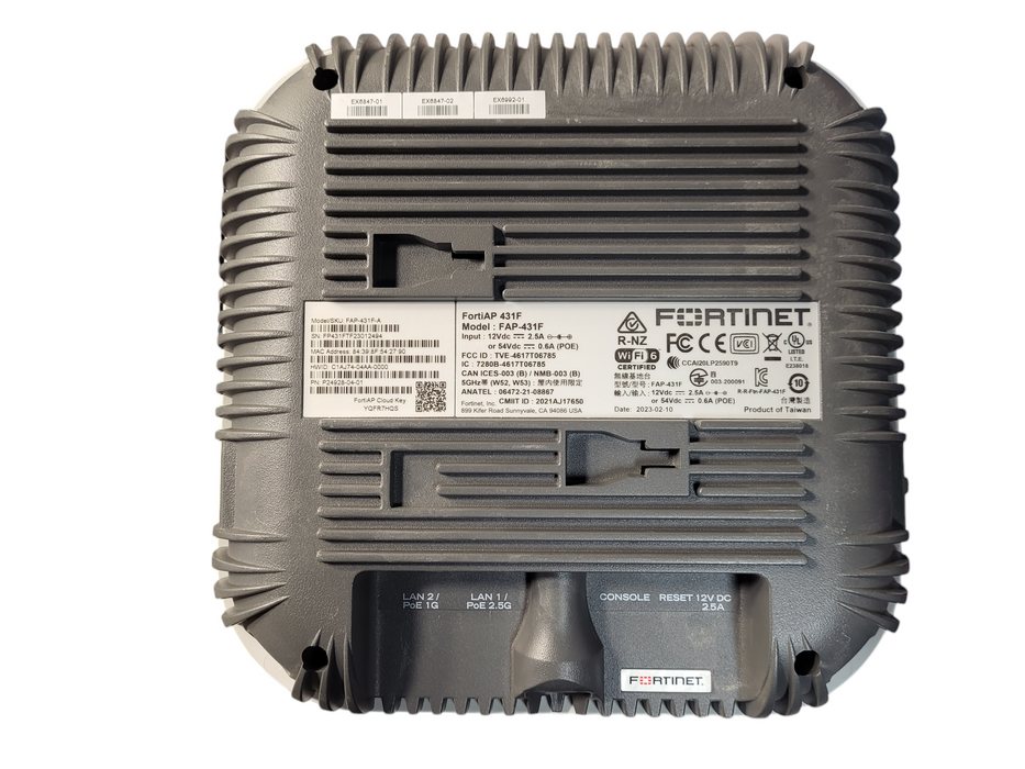 Fortinet FortiAP FAP-U431F-A 802.11ax 3500Mbps Wi-Fi 6 Wireless Access Point