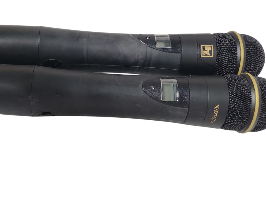 Lot of 2x EV Electro-Voice N/D 767a Microphones, READ
