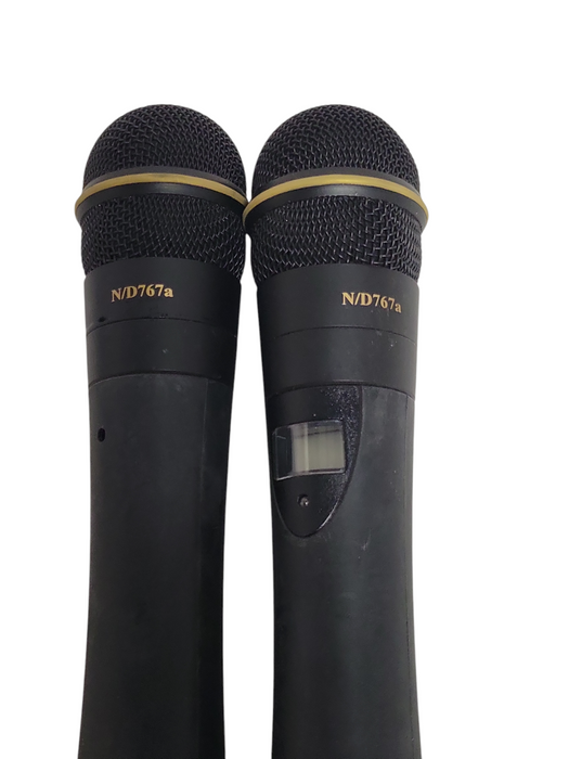 Lot of 2x EV Electro-Voice N/D 767a Microphones, READ