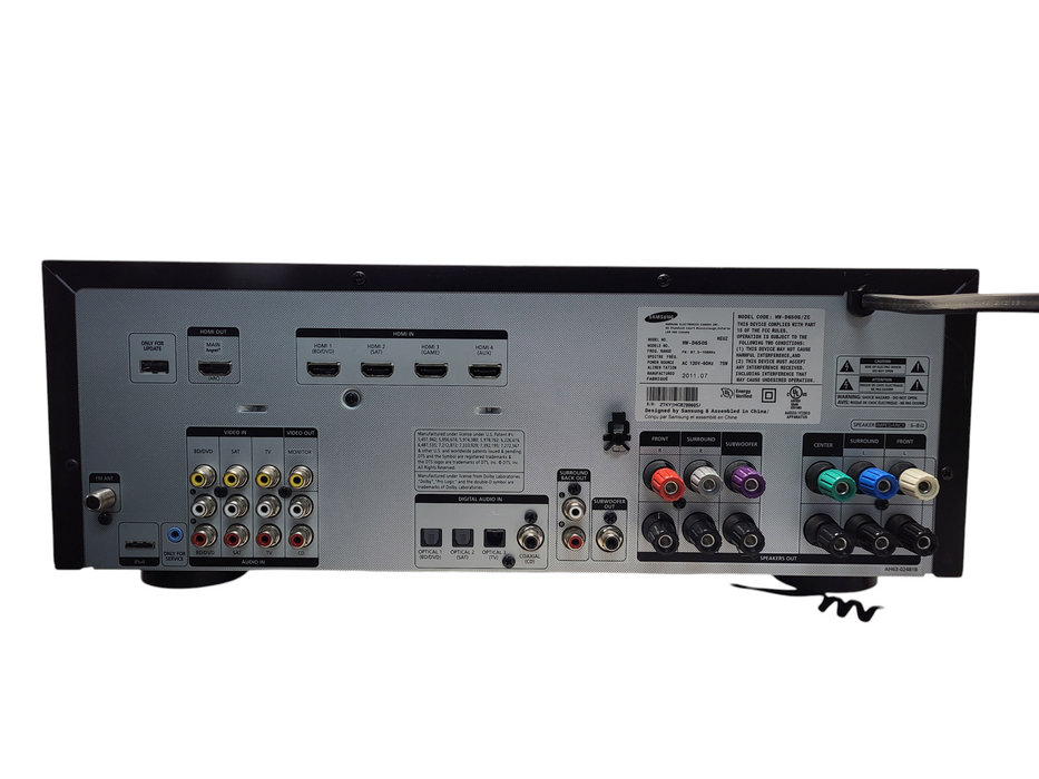 Samsung HW-D650S 7.1 AV Receiver READ
